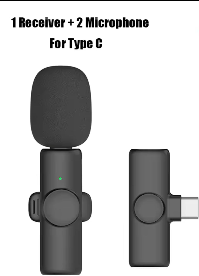 Wireless microphone Compactible Type C