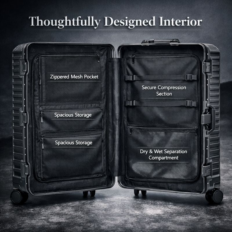 20″ Hard-Shell Carry-On Suitcase