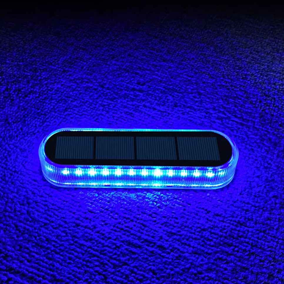 Outdoor Solar Step Lights IP68 – Automatic Waterproof LED Stair & Path Lighting (4-Pack)