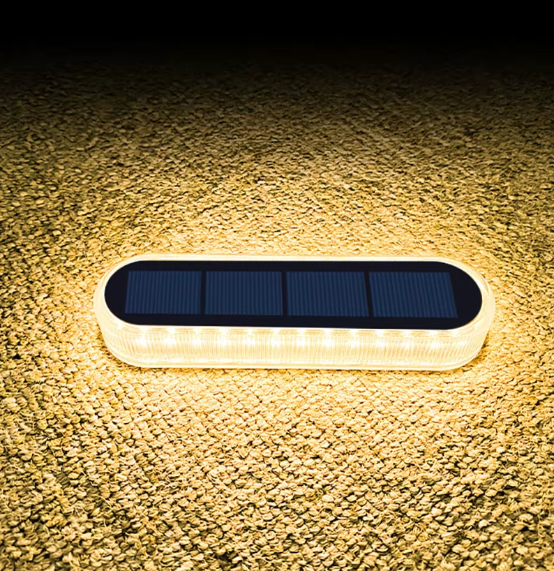Outdoor Solar Step Lights IP68 – Automatic Waterproof LED Stair & Path Lighting (4-Pack)