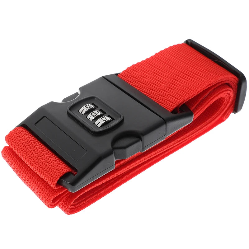 Adjustable Luggage Strap with Lock