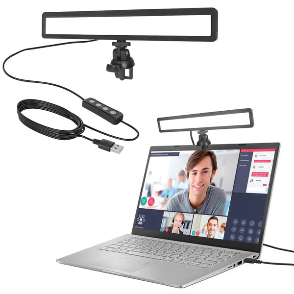 Professional Laptop Webcam Lighting Kit for Crystal-Clear Video Calls