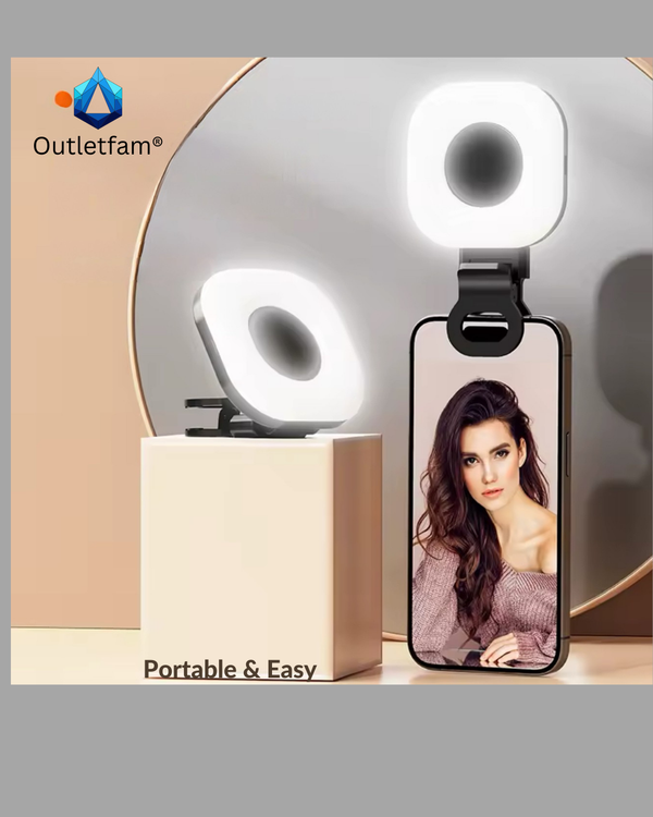 Portable LED Light with Clip – Enhance Your Photography & Videos Anywhere!