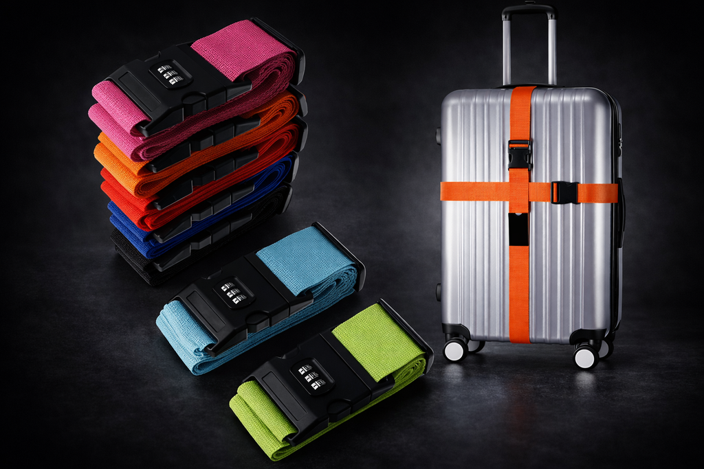 Adjustable Luggage Strap with Lock