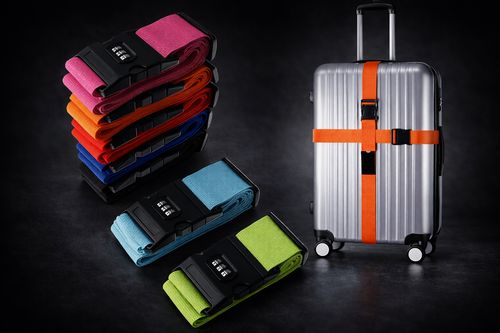 Adjustable Luggage Strap with Lock