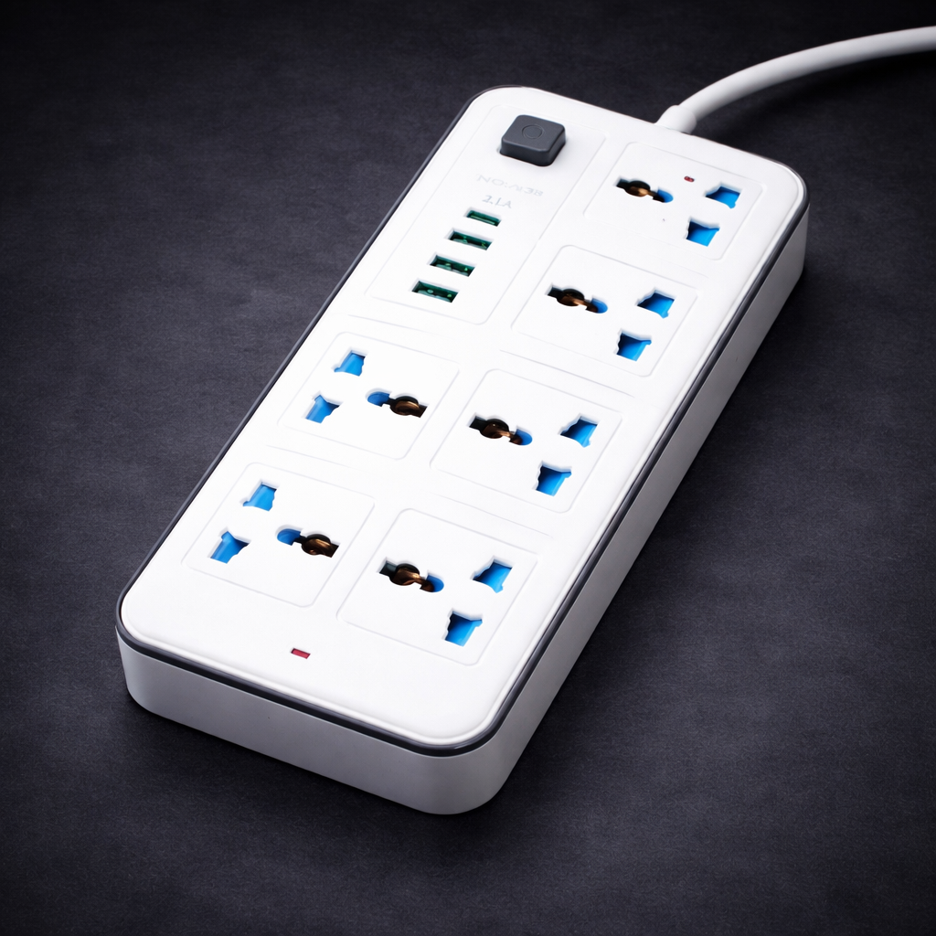 Universal Travel Power Hub with USB-C