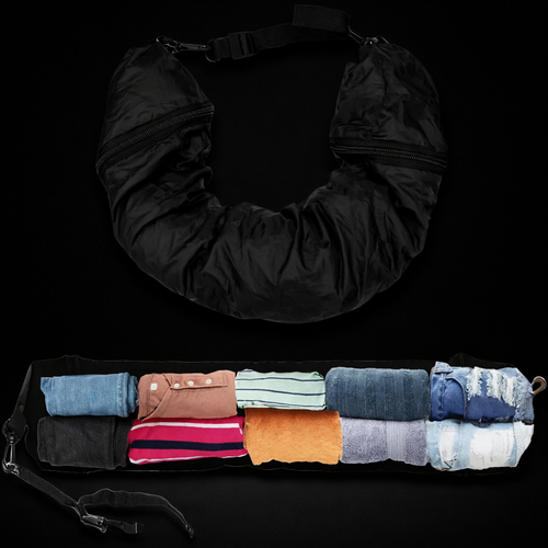 AirFlex™ Travel Pillow – Neck Pillow + Hidden Extra Storage