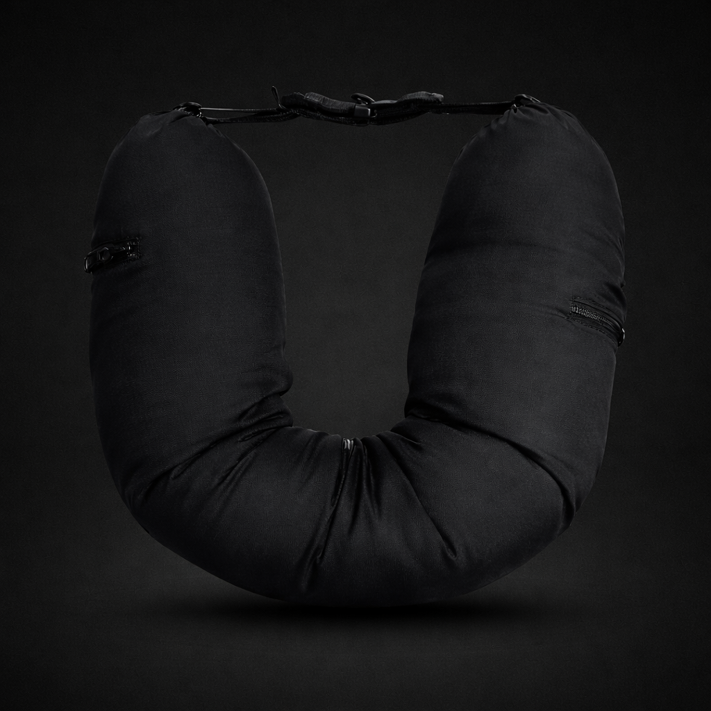 AirFlex™ Travel Pillow – Neck Pillow + Hidden Extra Storage