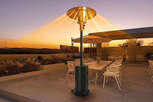 48,000 BTU Wind-Resistant Propane Patio Heater for Outdoor Spaces