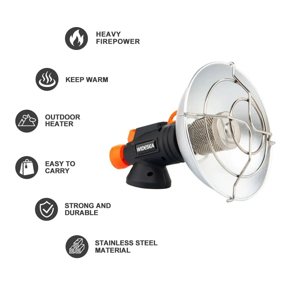 Portable Stainless Steel Camping Heater with Ignition