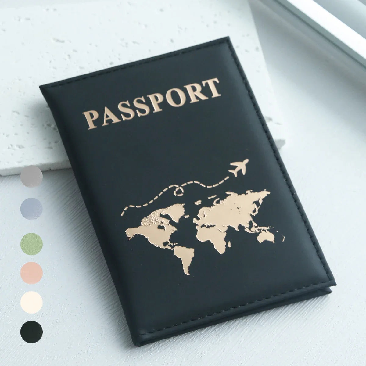WorldMap™ Passport Cover – Stylish Protection for Every Journey