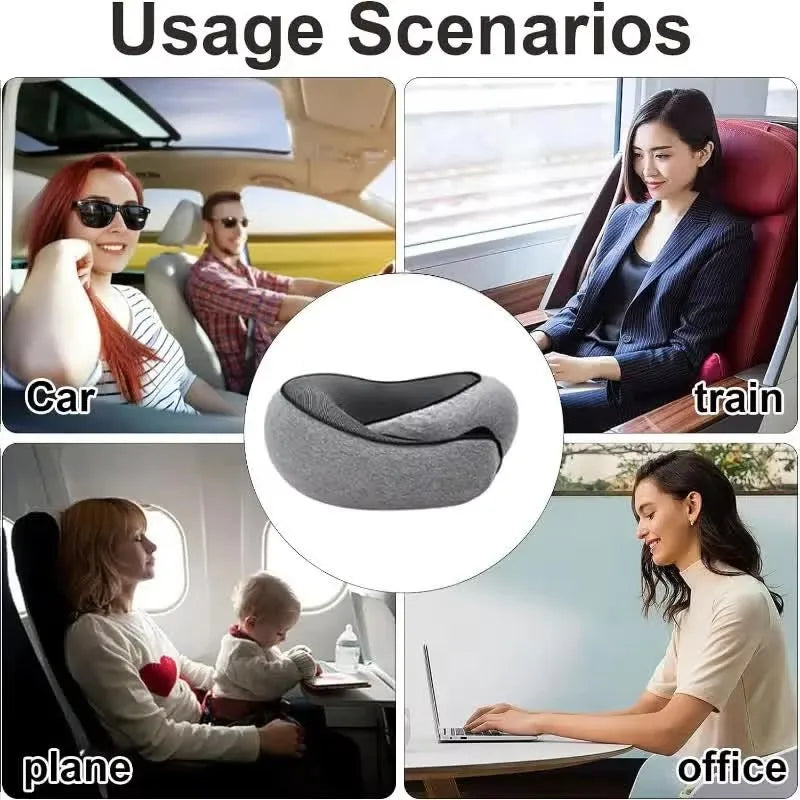 U-Shaped Memory Foam Travel Neck Pillow