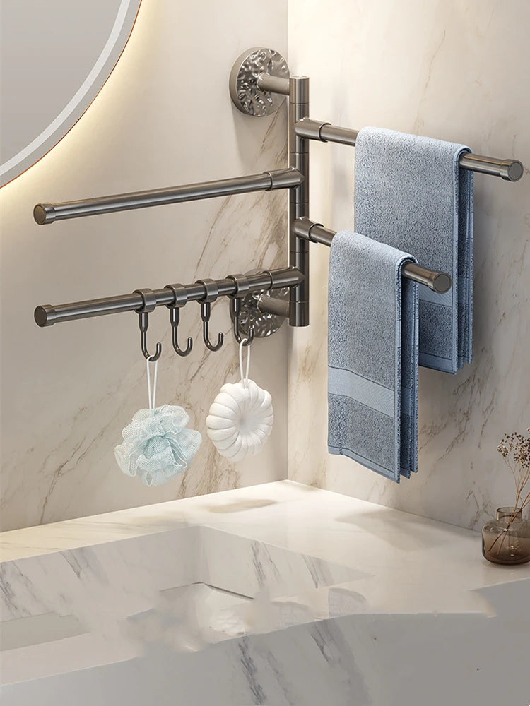 180° Rotatable Self-Adhesive Towel Holder