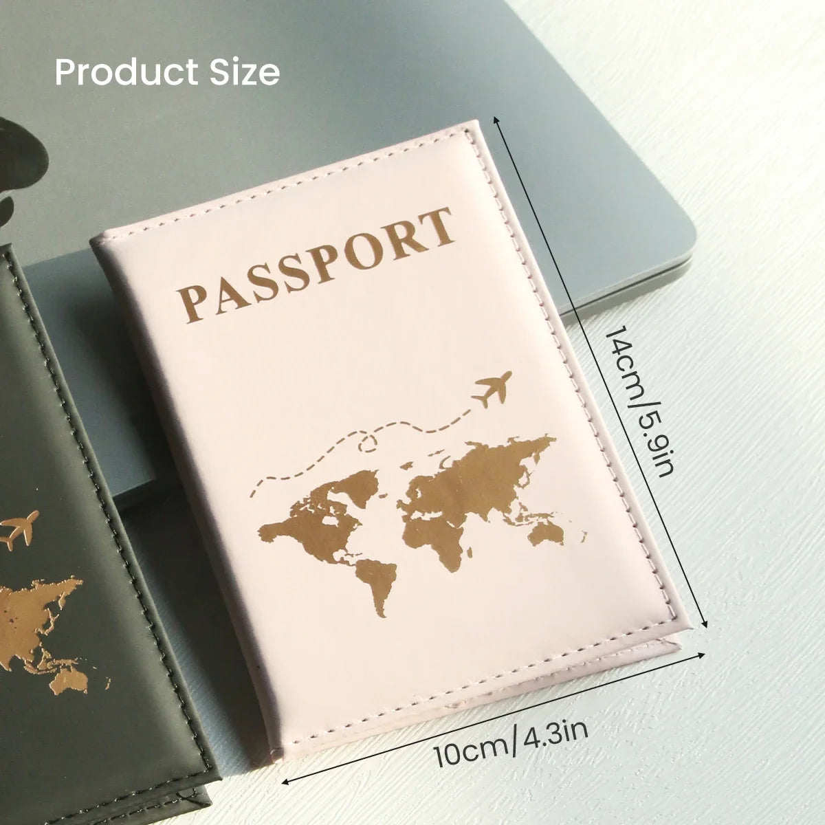 WorldMap™ Passport Cover – Stylish Protection for Every Journey