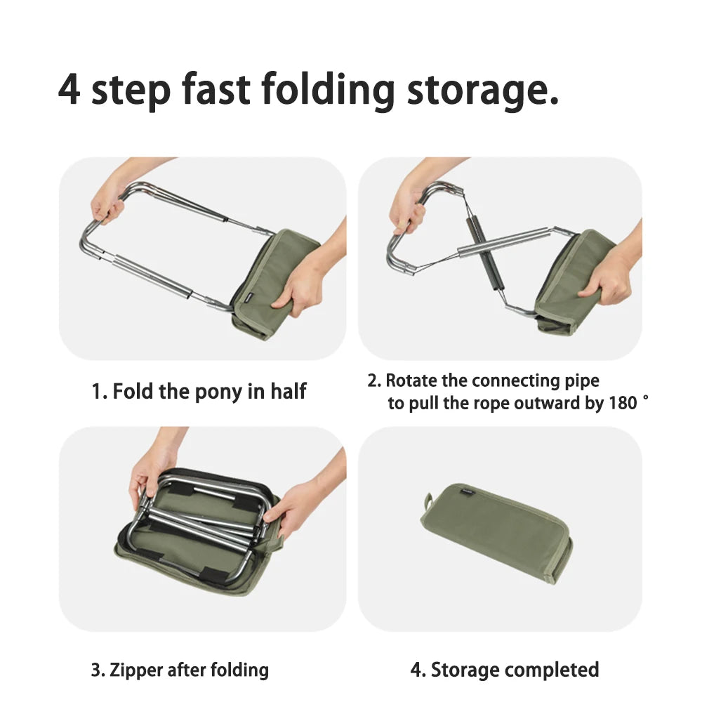 FoldAway™ Portable Camping Stool – Lightweight, Compact & Ready Anywhere