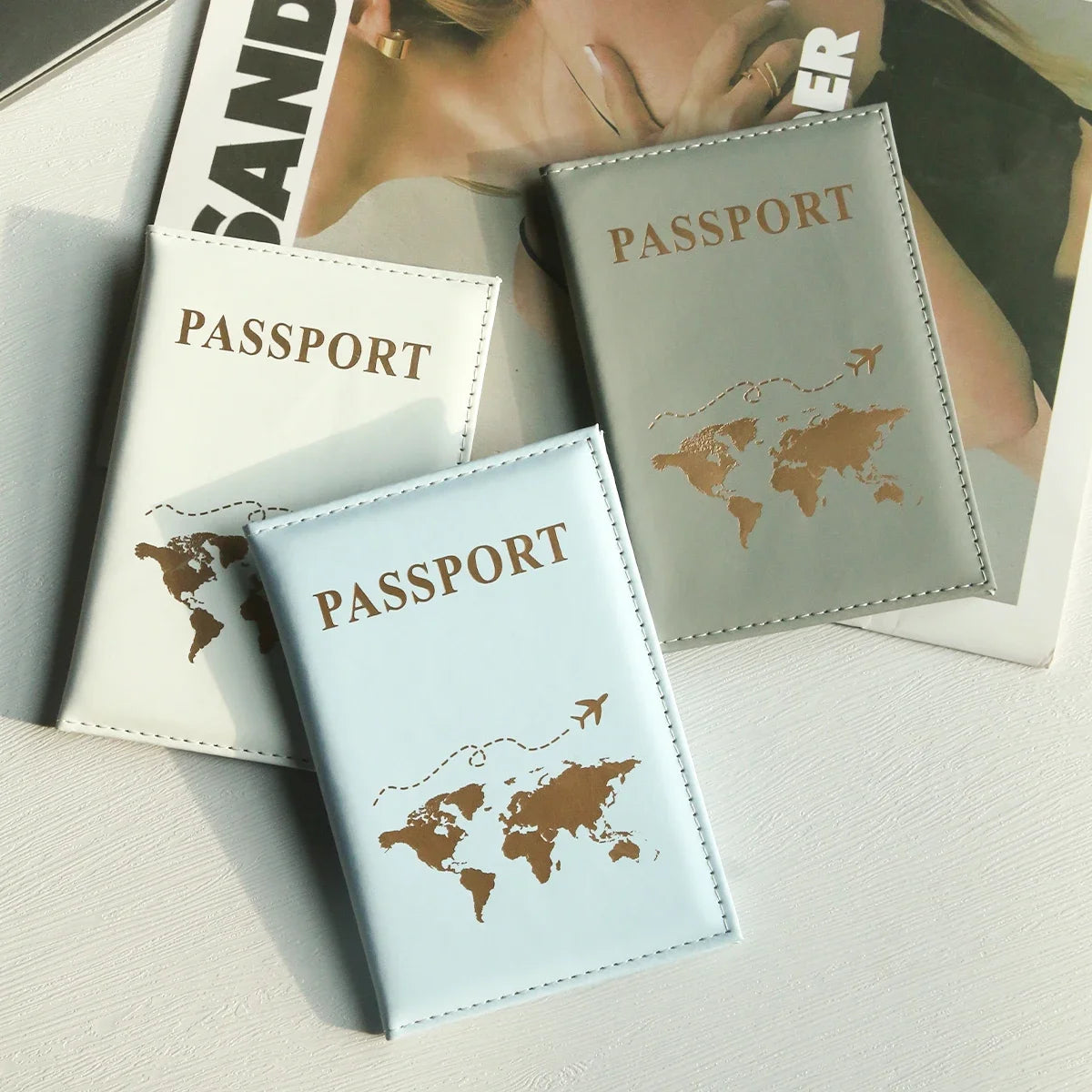 WorldMap™ Passport Cover – Stylish Protection for Every Journey