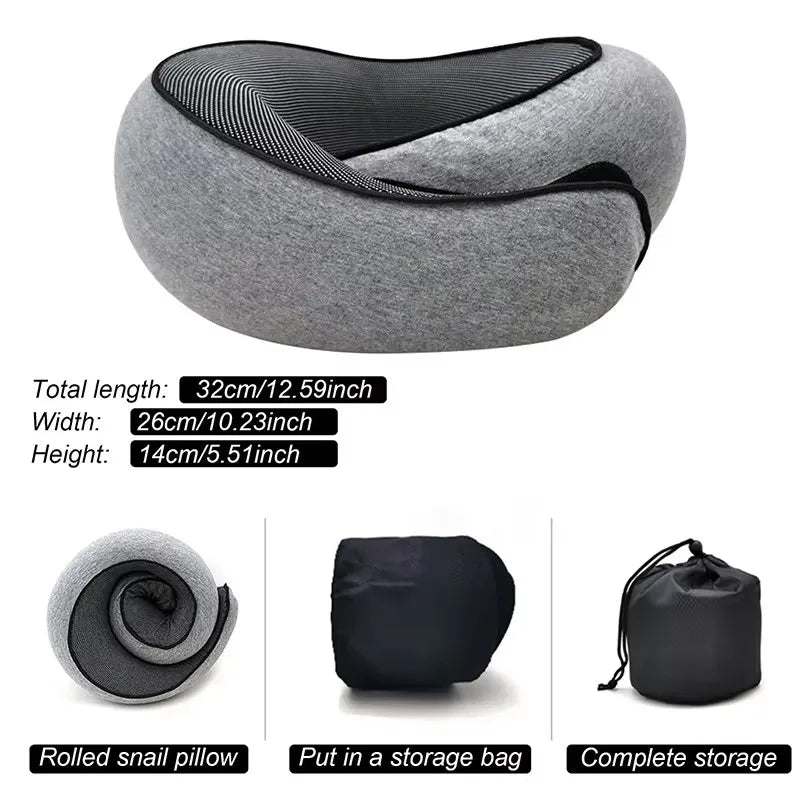 U-Shaped Memory Foam Travel Neck Pillow