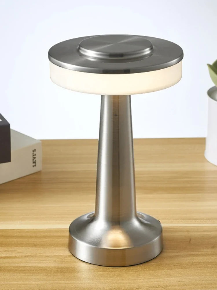 Rechargeable Touch LED Table Lamp – Wireless & Dimmable