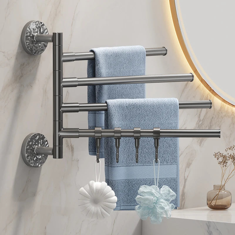 180° Rotatable Self-Adhesive Towel Holder