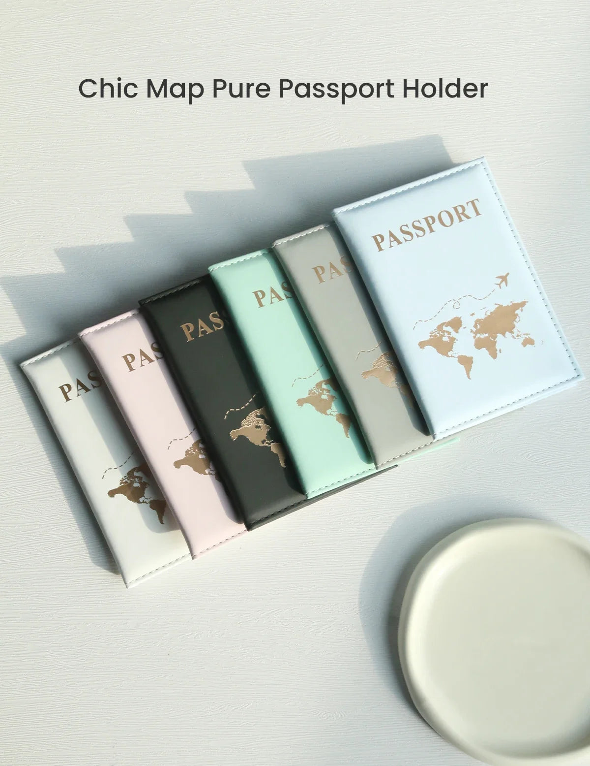 WorldMap™ Passport Cover – Stylish Protection for Every Journey