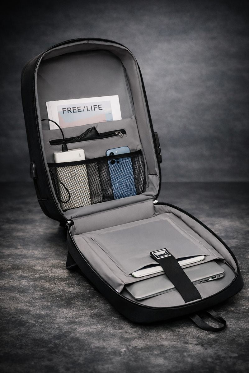 AeroVault Hard-Shell Tech Backpack