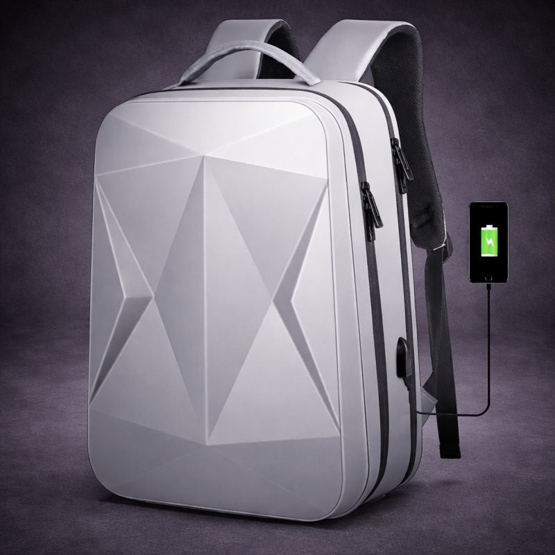 Hard-Shell Backpack with USB Charging | Aquasafe