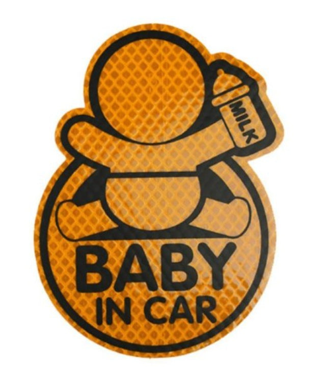 Baby in Car Safety Sticker - High-Visibility Body Decal